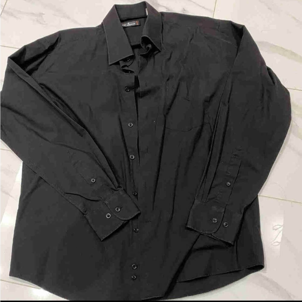 Ted Lapidus Black Men's Dress Shirt